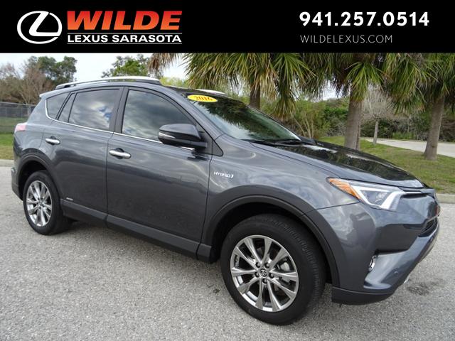 Pre Owned 2016 Toyota Rav4 Hybrid Limited Sport Utility In Sarasota Pre Owned 2016 Toyota Rav4 Hybrid Limited